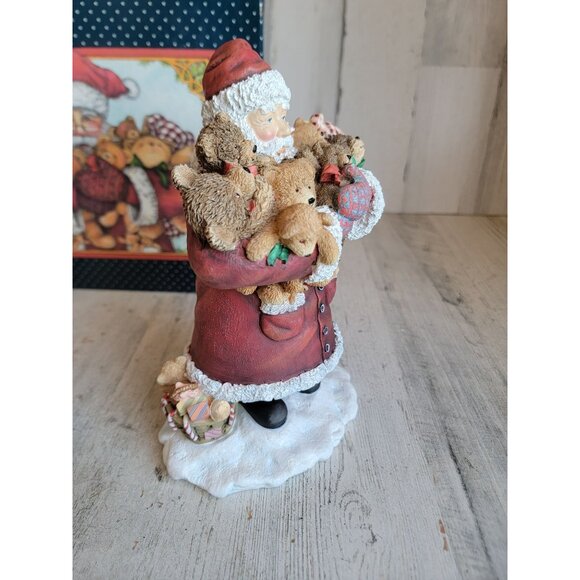Lang wise bountiful bears two Santa Claus Xmas figure vintage 1st edition - Picture 6 of 8